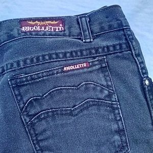 Vintage Men's Rigolletto Black Jeans